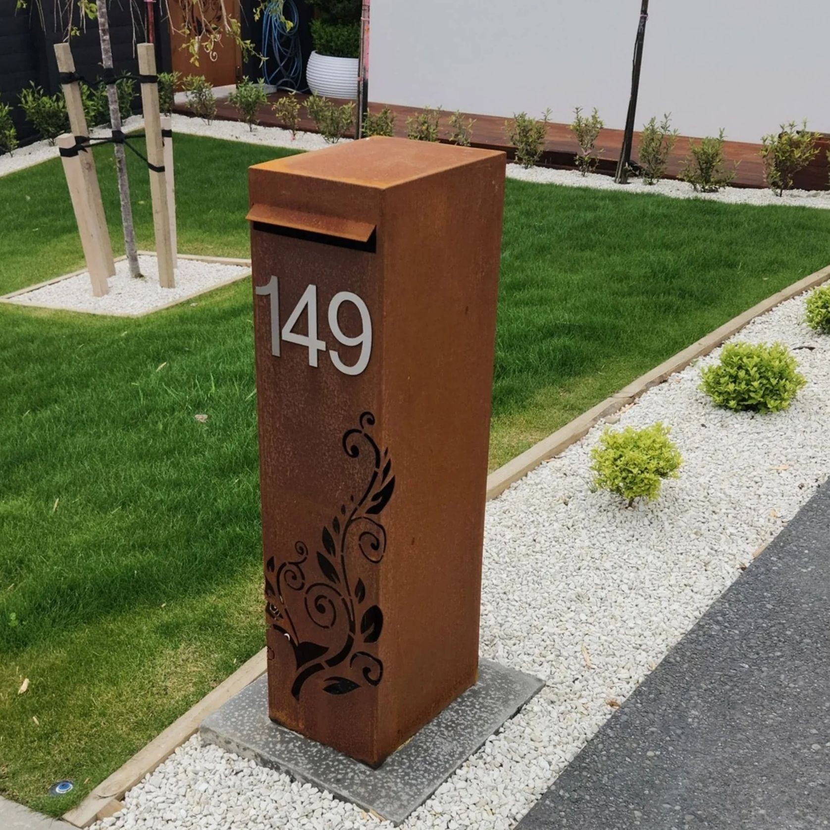 Ponga - Free Standing Letterbox - Medium Size gallery detail image