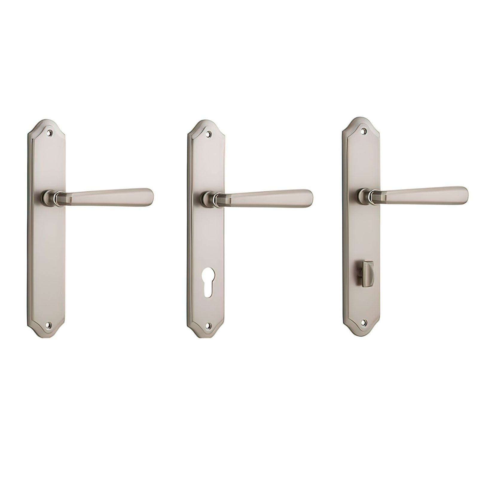 Iver Copenhagen Door Lever on Shouldered Backplate gallery detail image