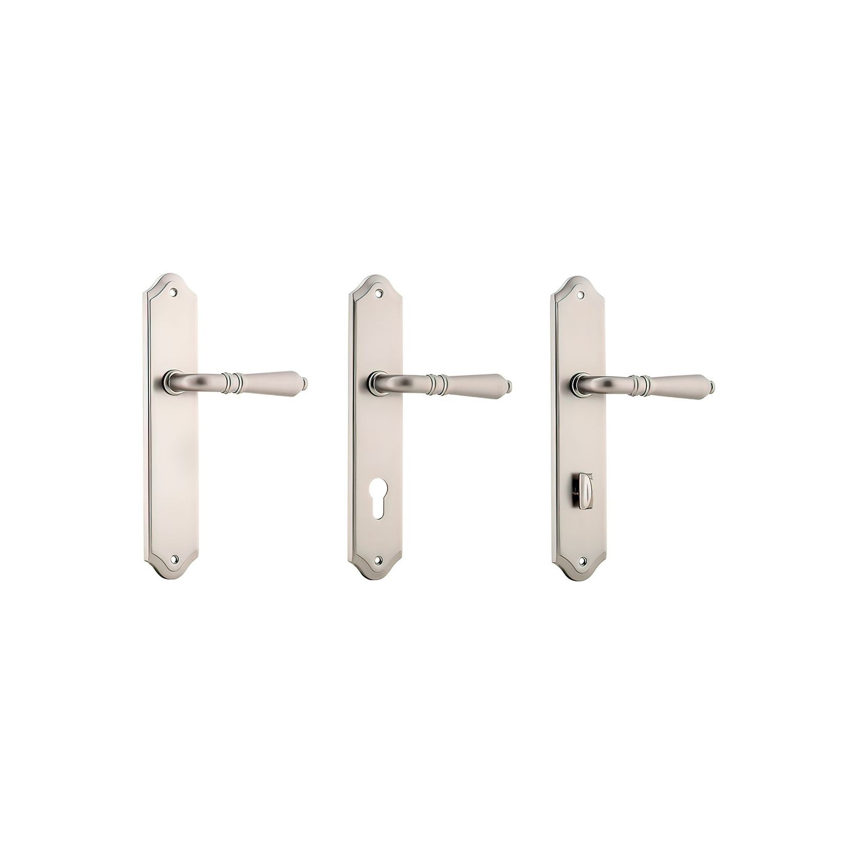 Iver Sarlat Lever Door Handle on Shouldered Backplate gallery detail image