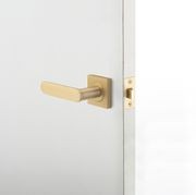 Iver Bronte Door Lever Handle on Square Rose Passage gallery detail image