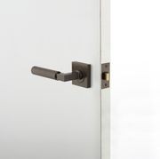 Iver Brunswick Door Lever Handle on Square Rose Passage gallery detail image