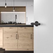Iver Helsinki Door Lever Handle on Round Rose gallery detail image