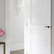 Iver Oxford Door Lever Handle on Round Rose gallery detail image