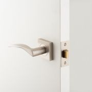 Iver Oxford Door Lever Handle on Square Rose gallery detail image