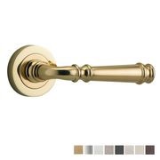 Iver Verona Door Lever Handle on Round Rose gallery detail image