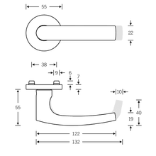 FSB 1015 Lever Handle gallery detail image