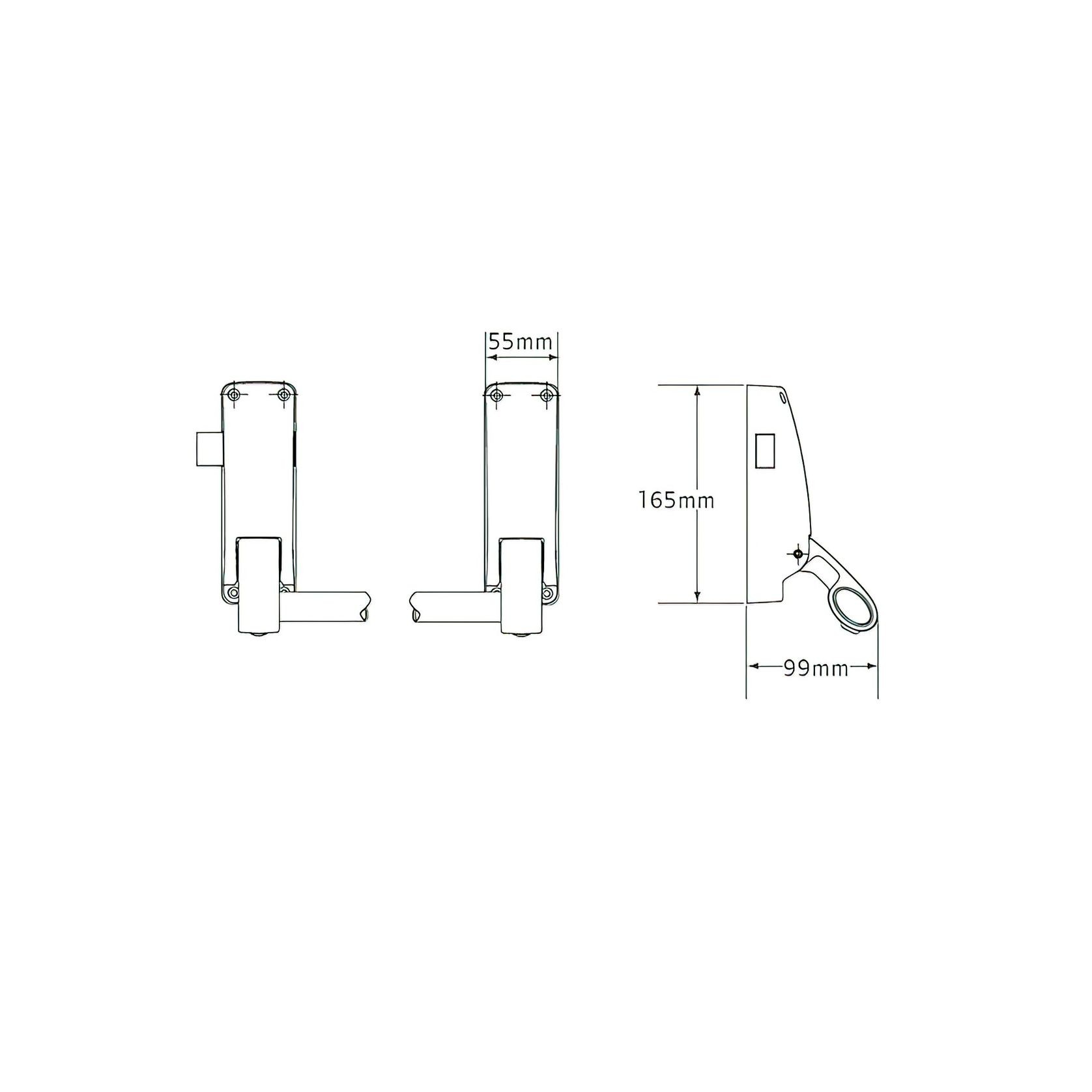 Briton Door Reversible Rim Panic Latch Commercial Grade Fire Rated B378ESE gallery detail image