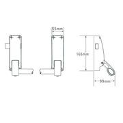 Briton Door Reversible Rim Panic Latch Commercial Grade Fire Rated B378ESE gallery detail image