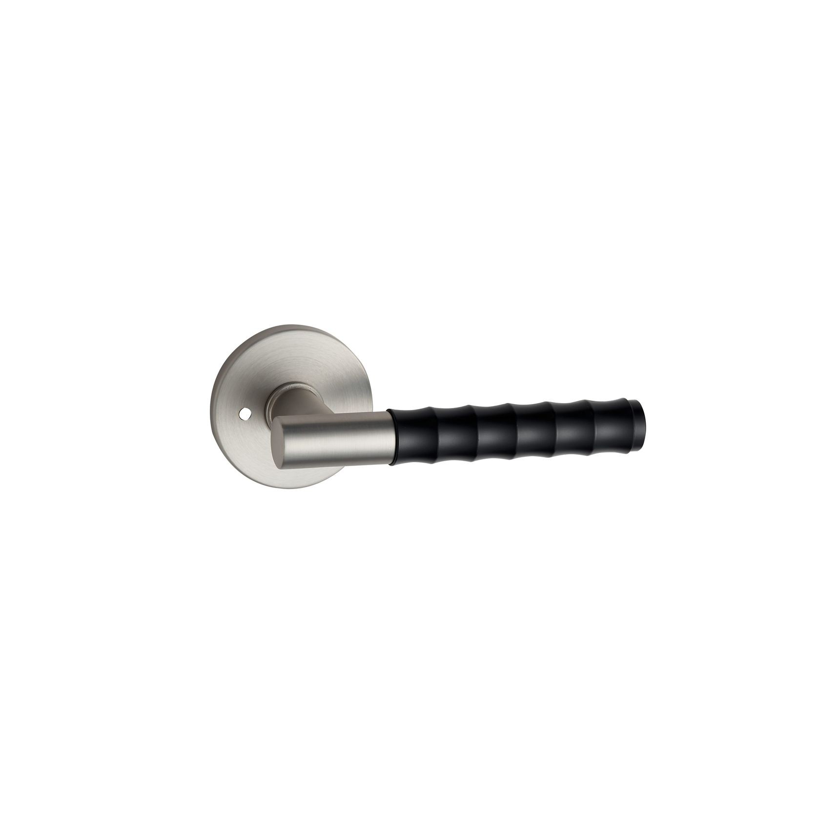 Round Low-Profile Rose in MBN finish with Solido Lever gallery detail image