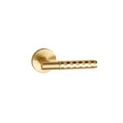 Round Low-Profile Rose in BB finish with Diamante Lever gallery detail image