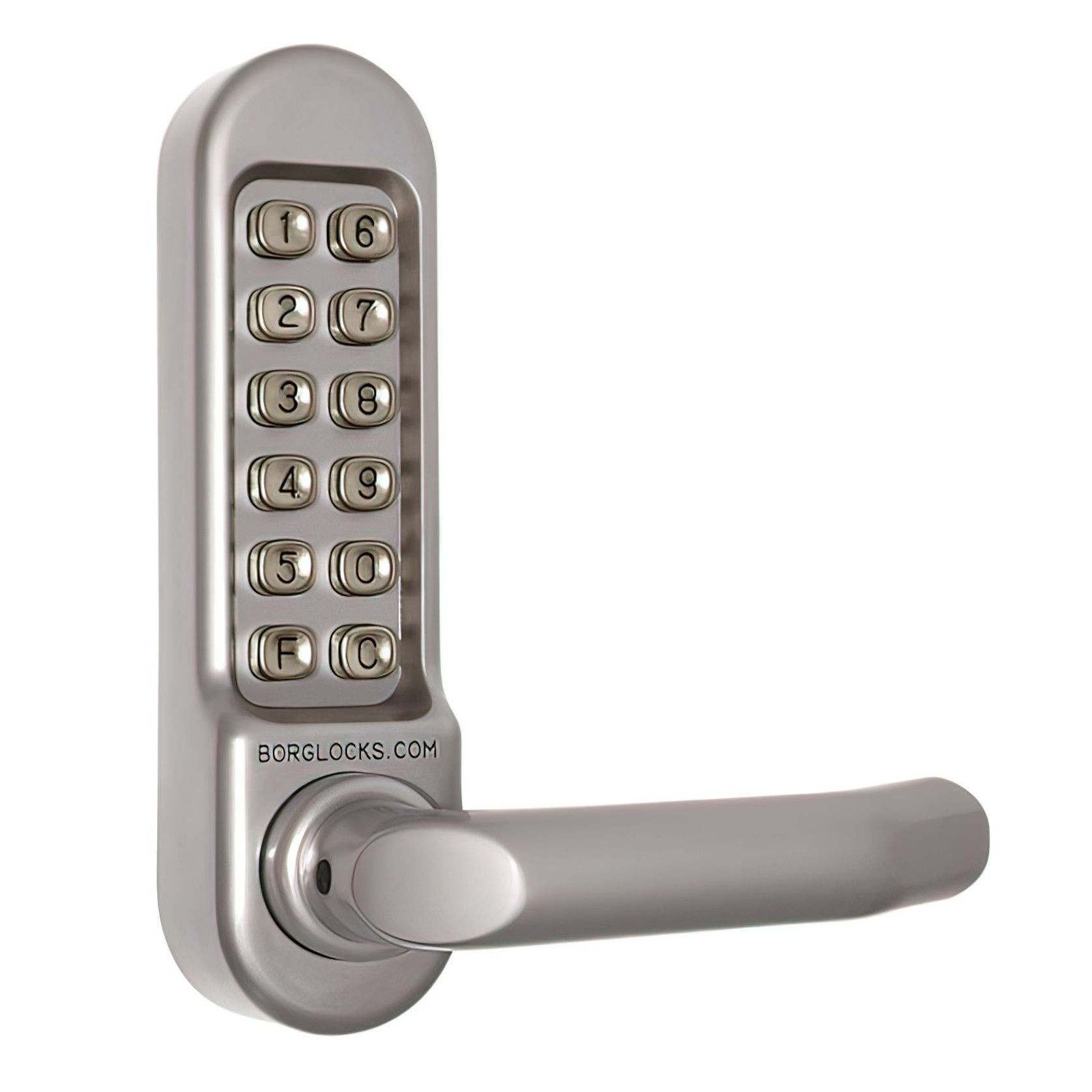 Borg Digital Door Lock Keyless Fire Rated Stainless Steel BL5001SS gallery detail image
