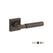 Iver Brunswick Door Lever Handle on Square Rose Passage gallery detail image