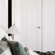 Iver Stirling Door Lever Handle on Round Rose gallery detail image