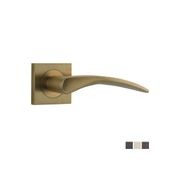 Iver Oxford Door Lever Handle on Square Rose gallery detail image