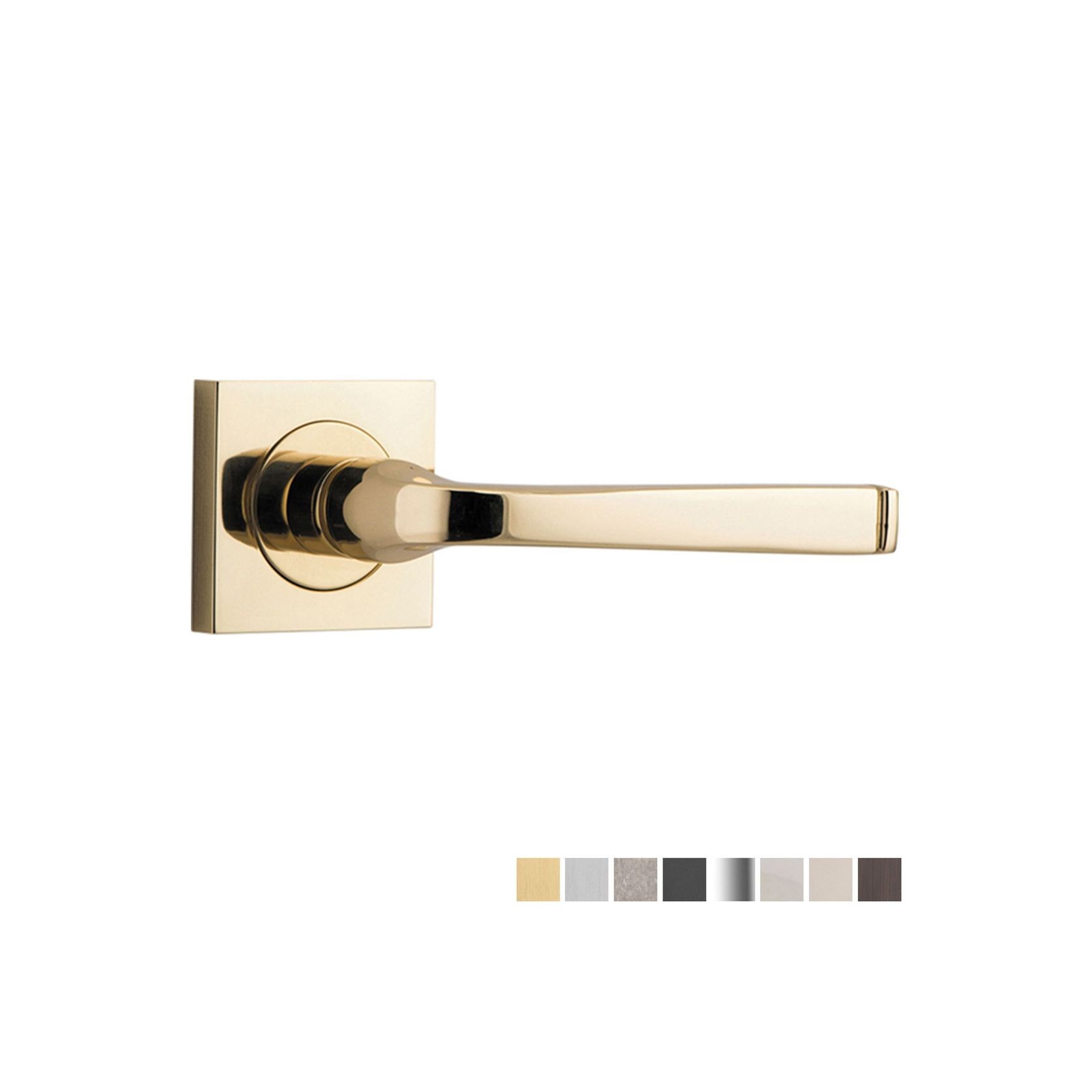 Iver Annecy Door Lever Handle on Square Rose gallery detail image