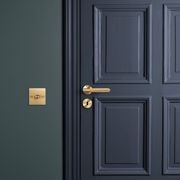 Buster and Punch Cross Door Lever Handle Privacy gallery detail image