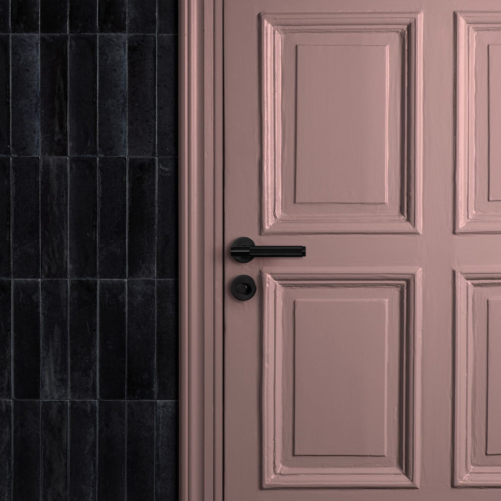 Buster and Punch Cross Door Lever Handle Passage gallery detail image