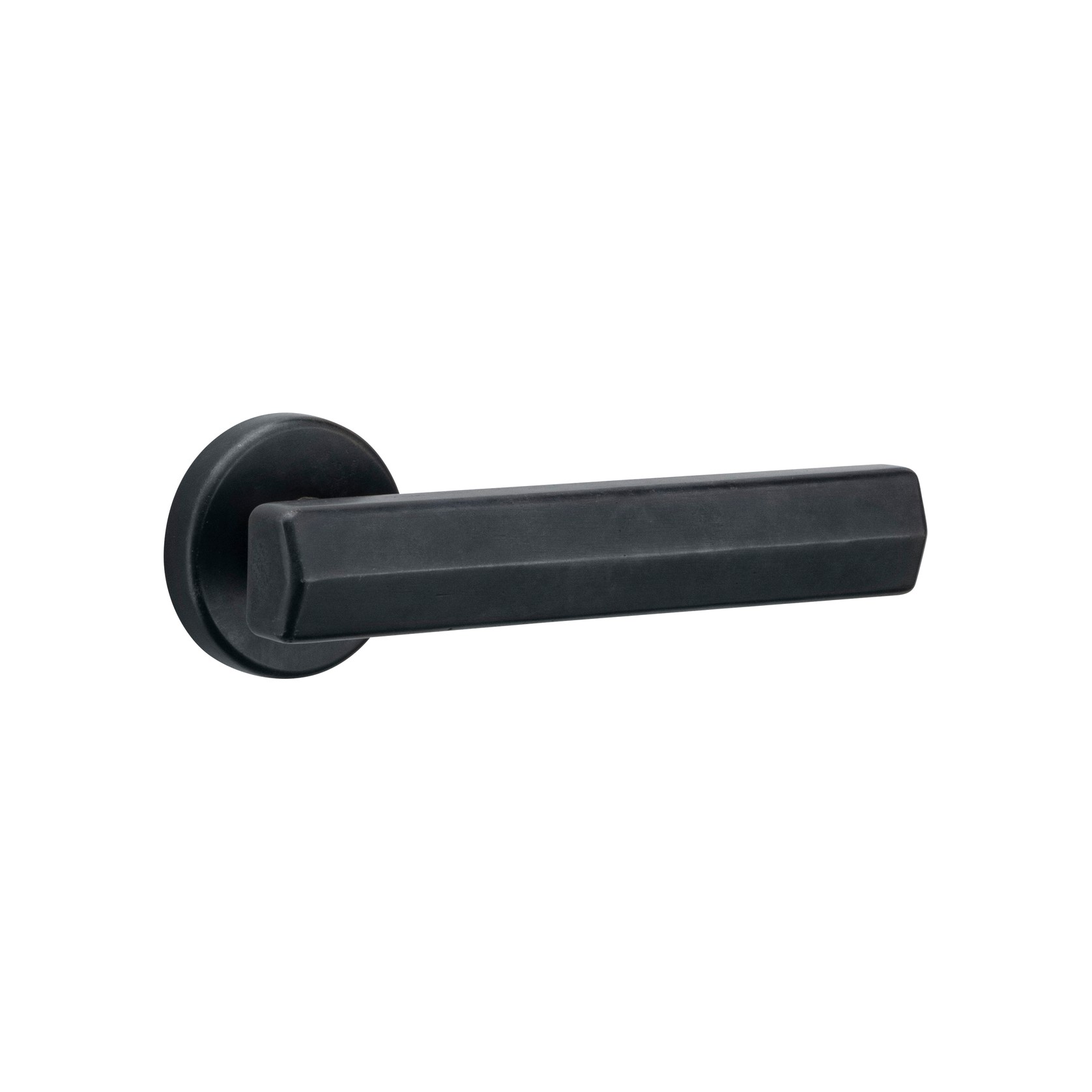Straight Streaker Door Lever - Round Rose gallery detail image