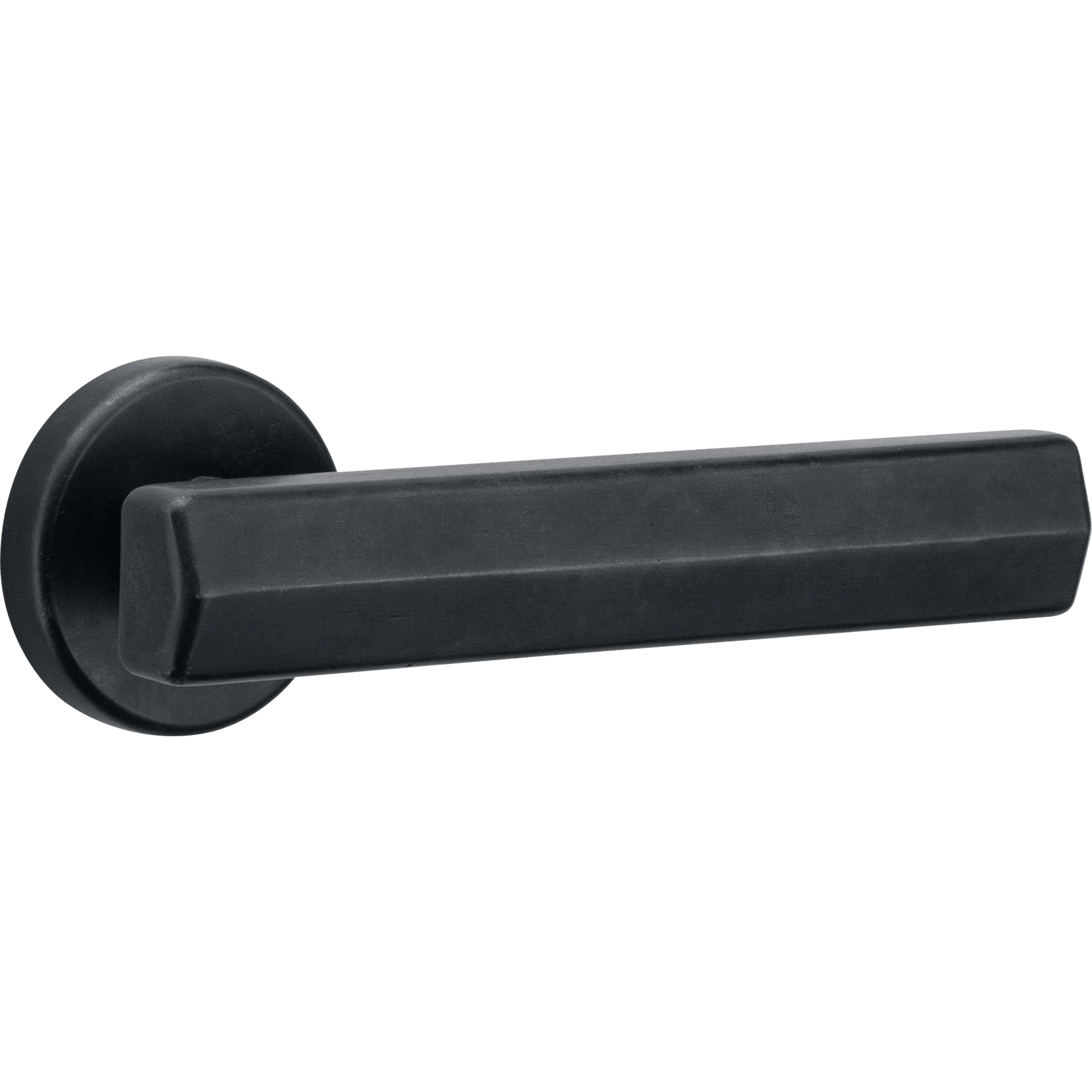 Straight Streaker Door Lever - Round Rose gallery detail image