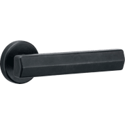 Straight Streaker Door Lever - Round Rose gallery detail image