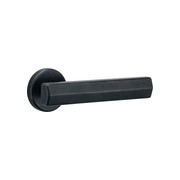 Straight Streaker Door Lever - Round Rose gallery detail image