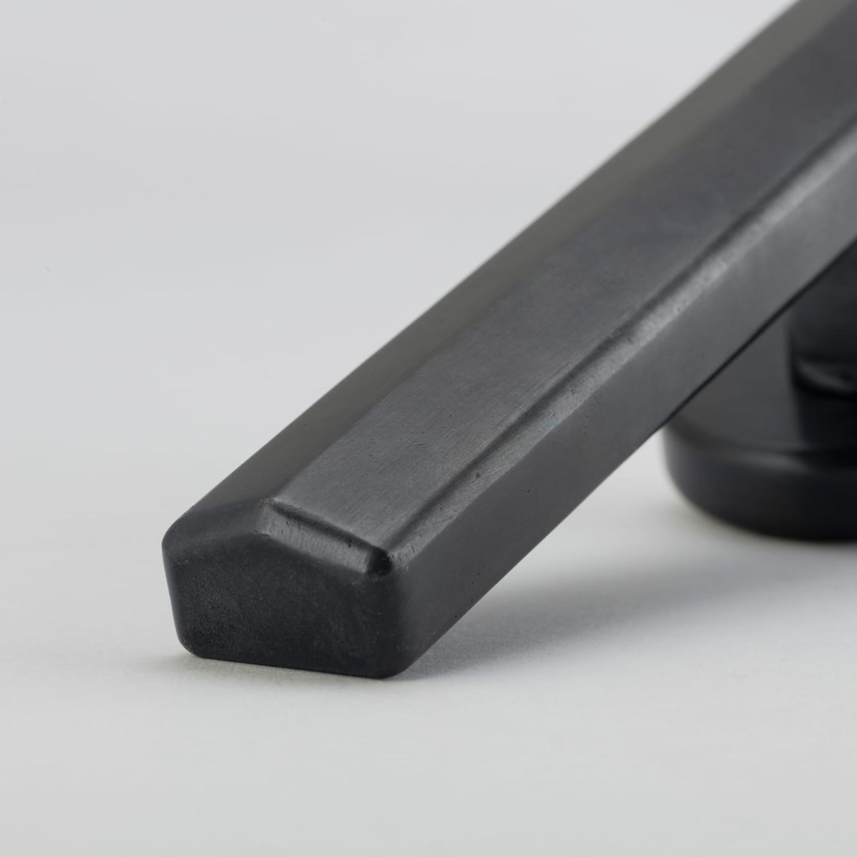Straight Streaker Door Lever - Round Rose gallery detail image