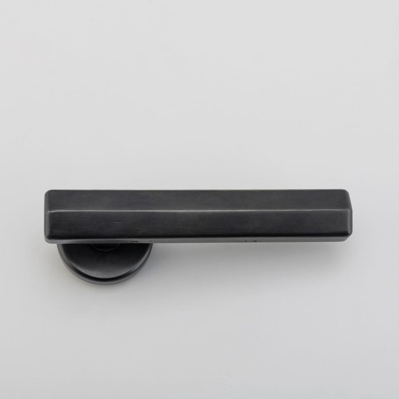 Straight Streaker Door Lever - Round Rose gallery detail image