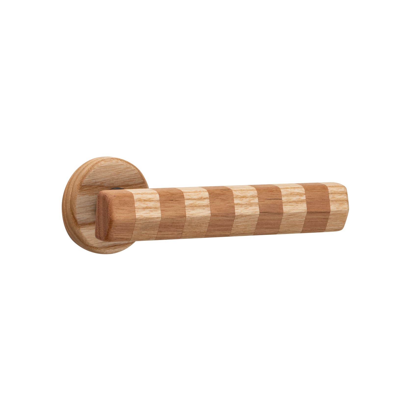 Straight Streaker Door Lever - Round Rose gallery detail image