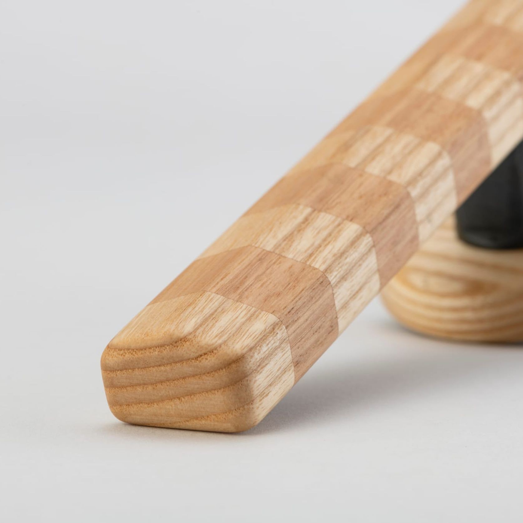 Straight Streaker Door Lever - Round Rose gallery detail image