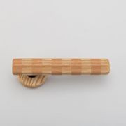 Straight Streaker Door Lever - Round Rose gallery detail image