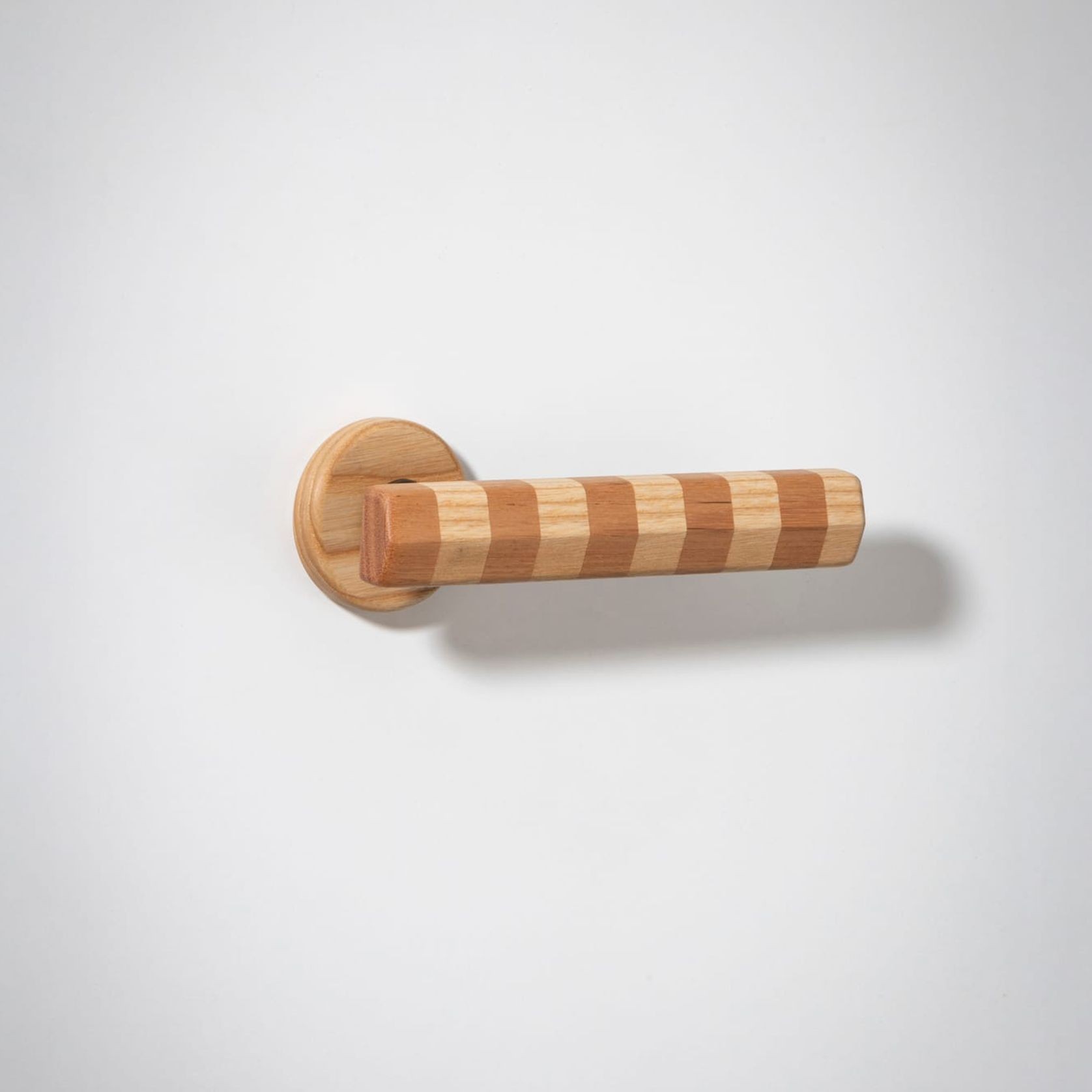 Straight Streaker Door Lever - Round Rose gallery detail image