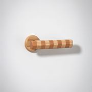 Straight Streaker Door Lever - Round Rose gallery detail image