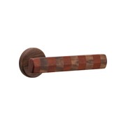 Straight Streaker Door Lever - Round Rose gallery detail image