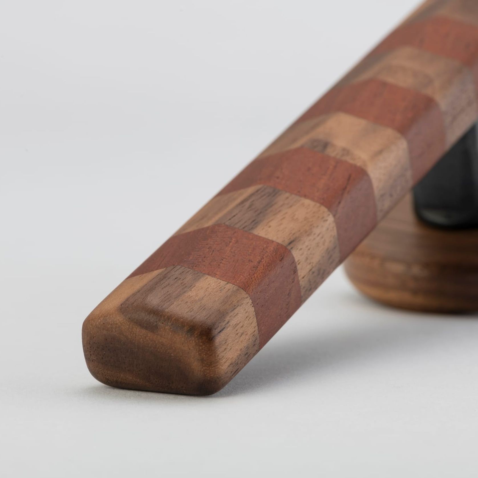 Straight Streaker Door Lever - Round Rose gallery detail image