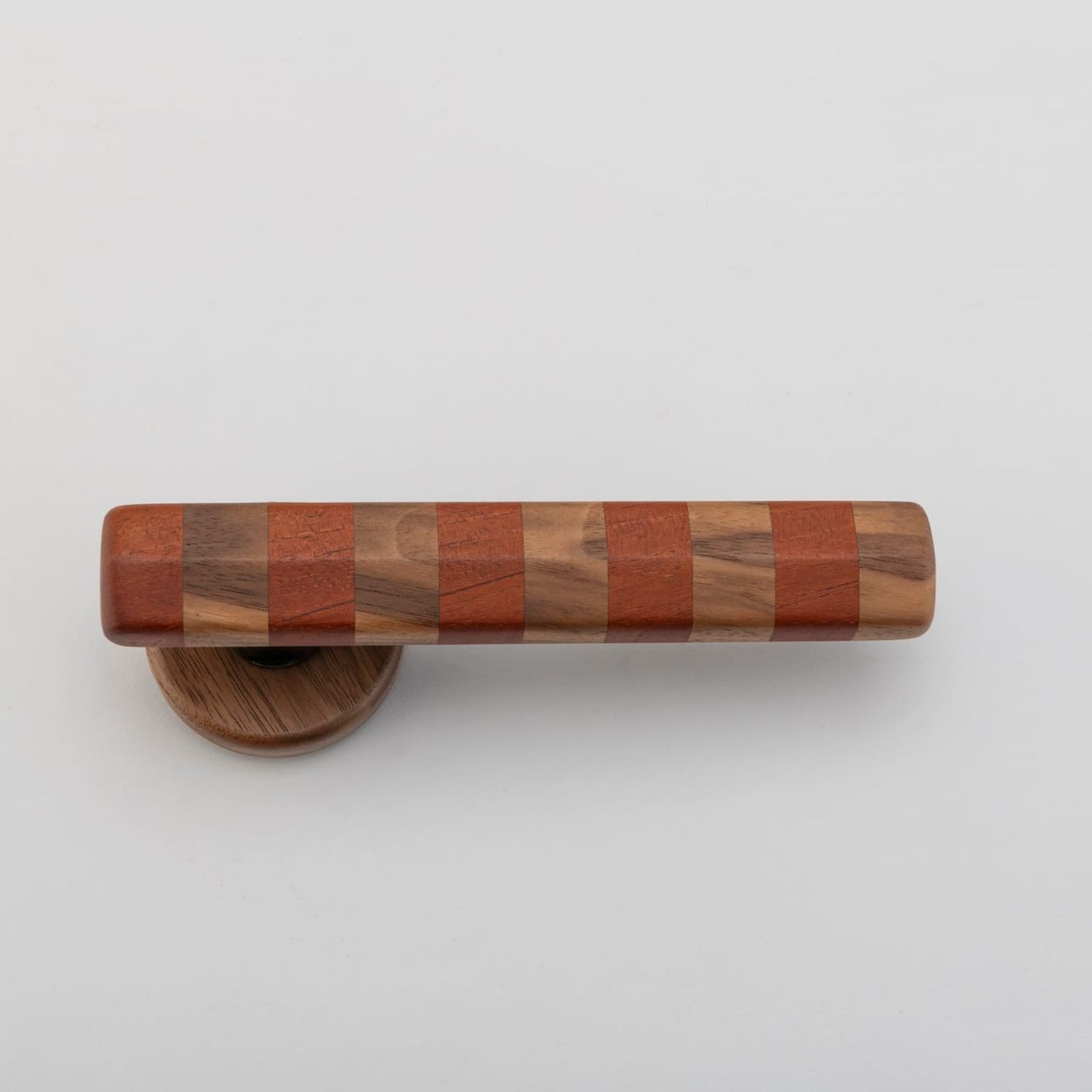 Straight Streaker Door Lever - Round Rose gallery detail image