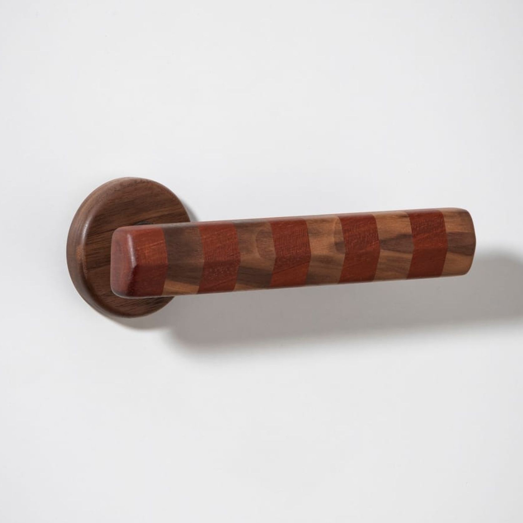 Straight Streaker Door Lever - Round Rose gallery detail image