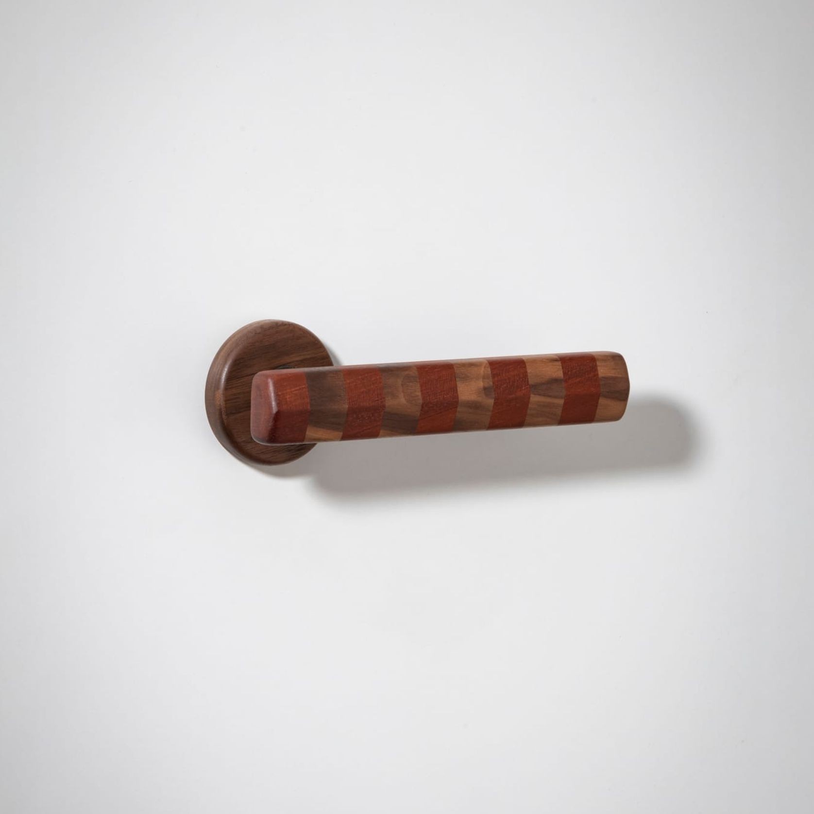 Straight Streaker Door Lever - Round Rose gallery detail image
