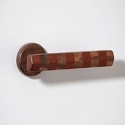 Straight Streaker Door Lever - Round Rose gallery detail image