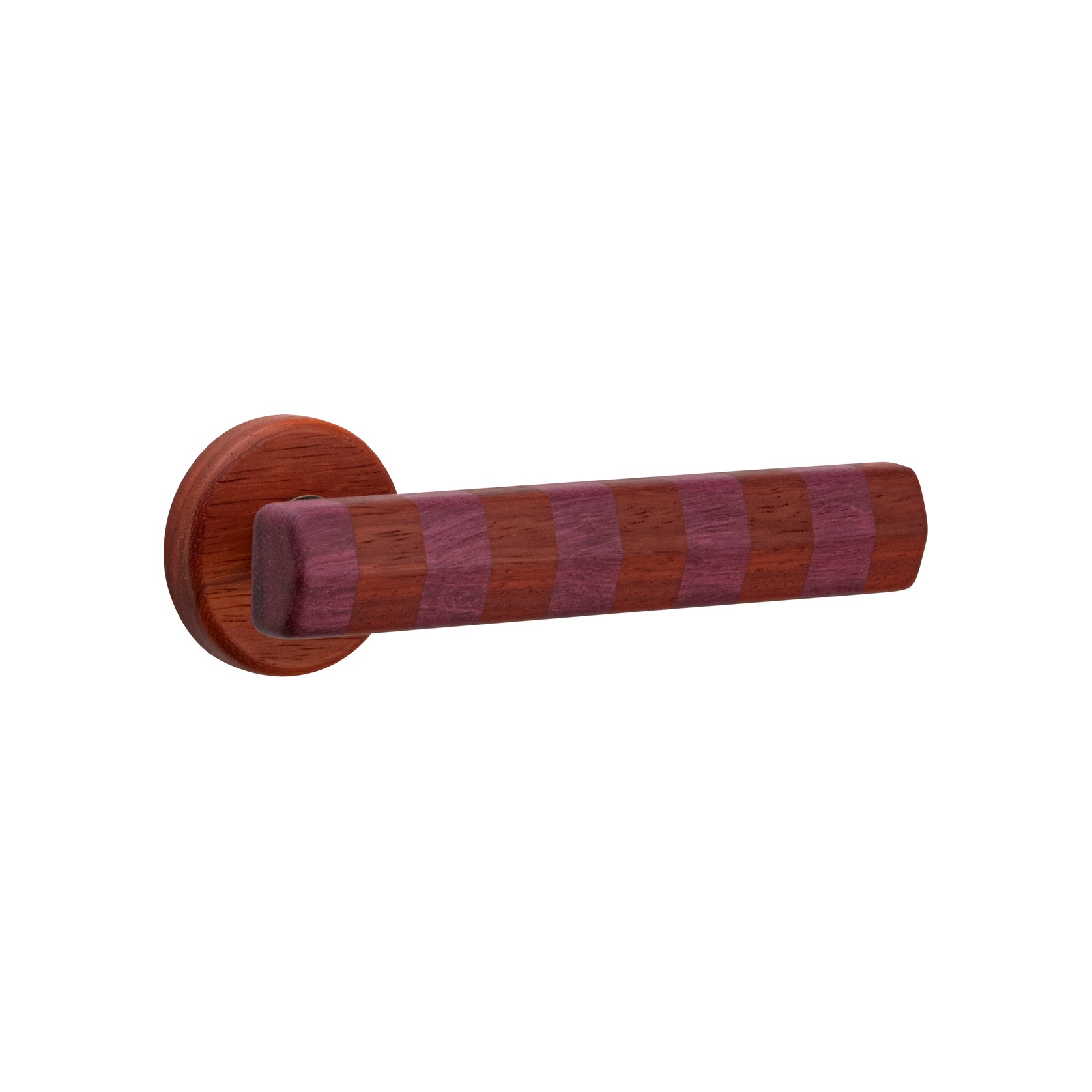 Straight Streaker Door Lever - Round Rose gallery detail image