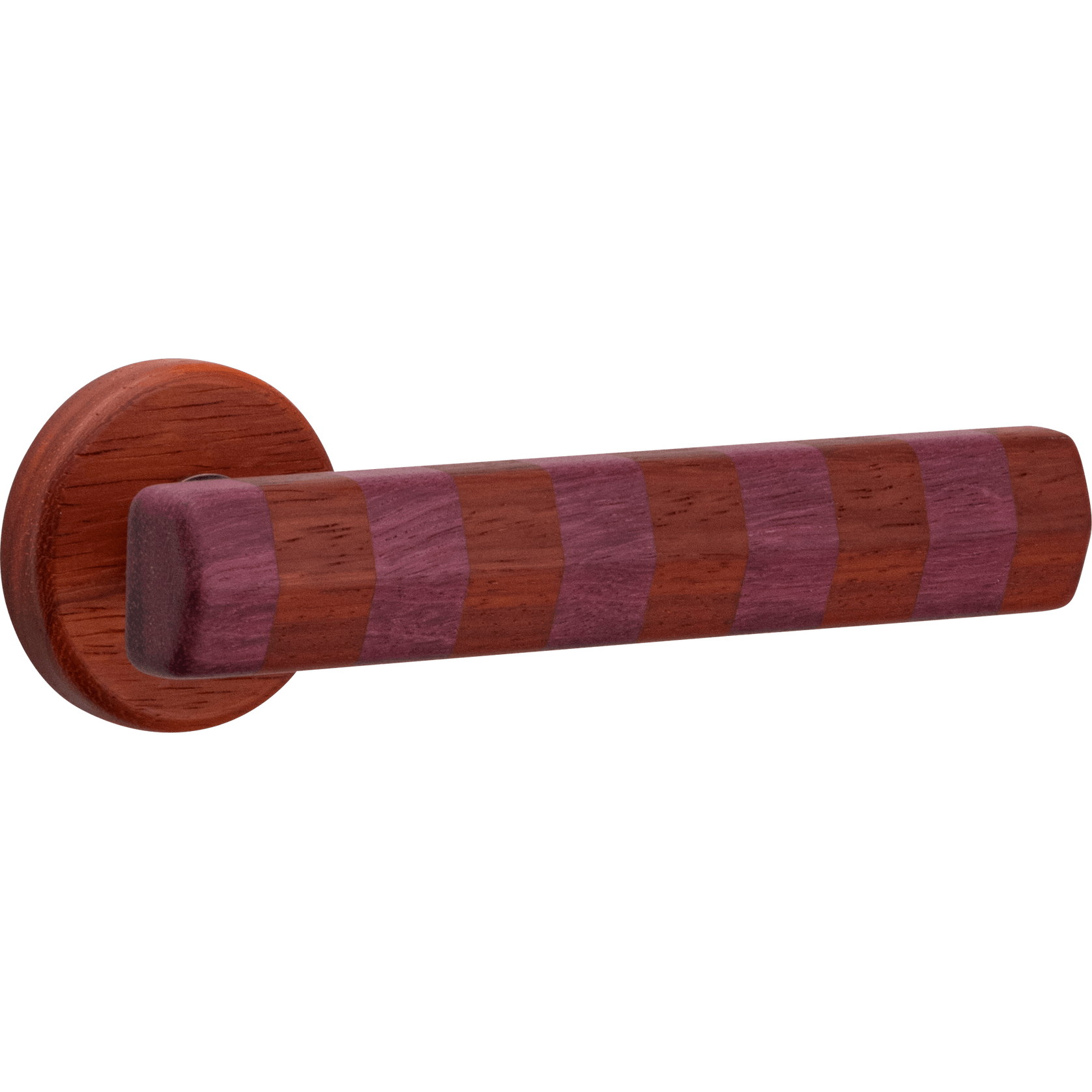 Straight Streaker Door Lever - Round Rose gallery detail image