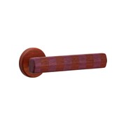 Straight Streaker Door Lever - Round Rose gallery detail image