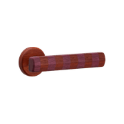 Straight Streaker Door Lever - Round Rose gallery detail image