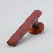 Straight Streaker Door Lever - Round Rose gallery detail image