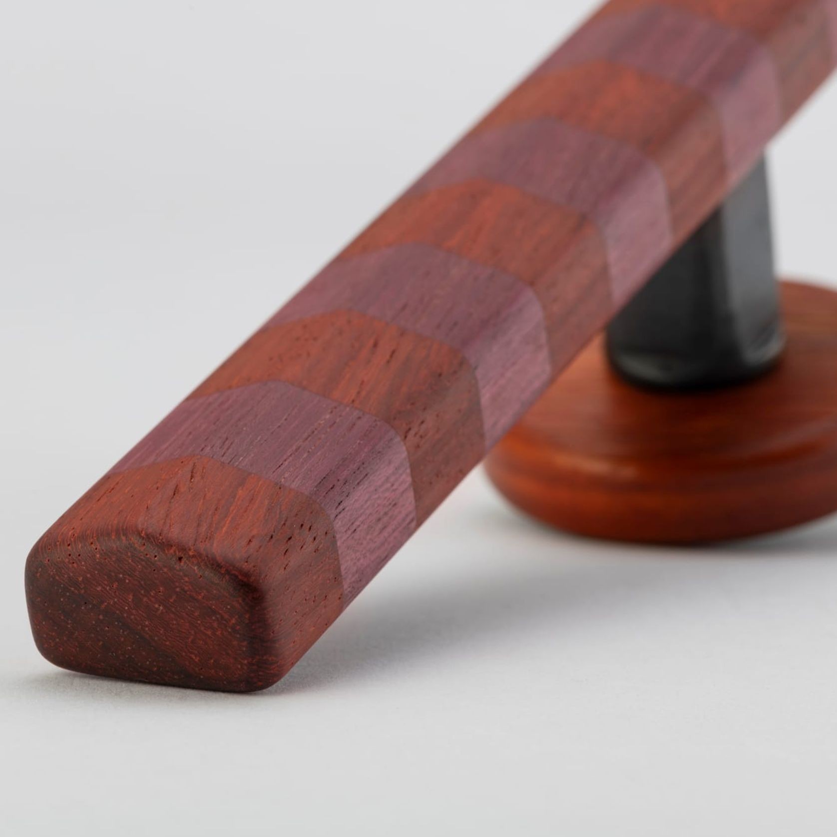 Straight Streaker Door Lever - Round Rose gallery detail image