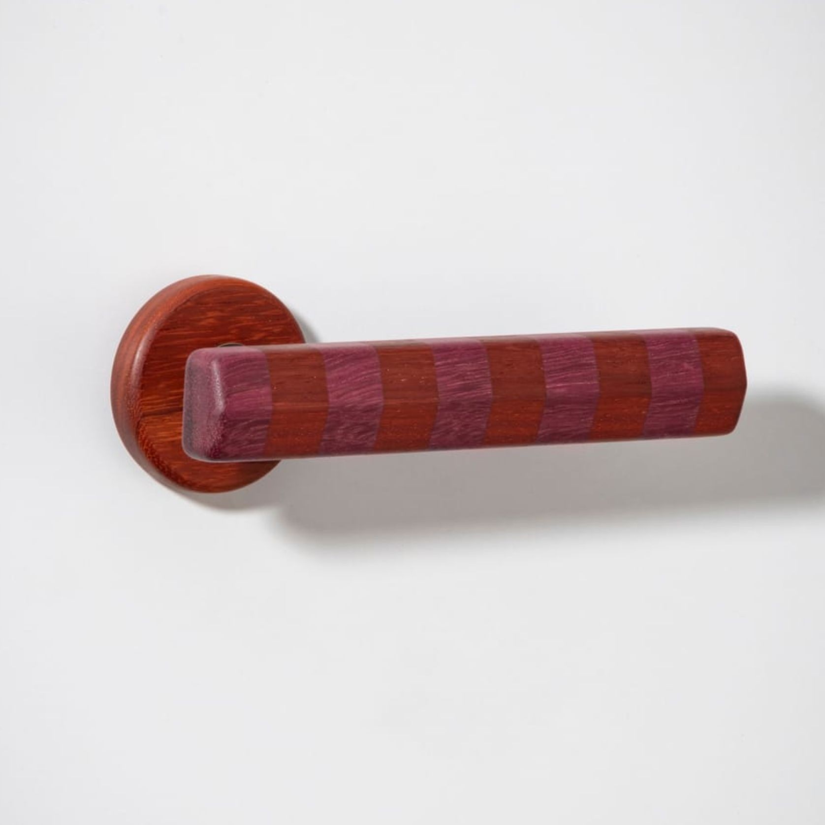 Straight Streaker Door Lever - Round Rose gallery detail image