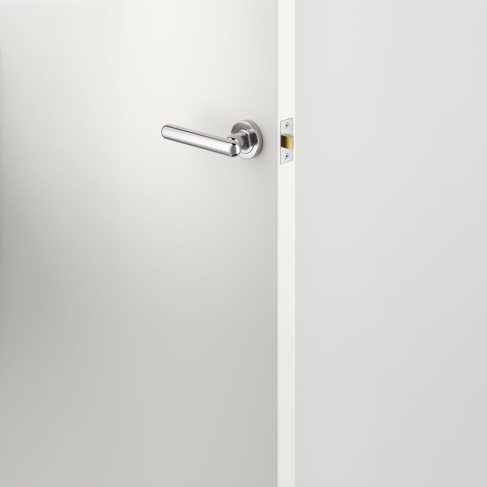 Puerto Lever - Round Rose | Polished Chrome gallery detail image