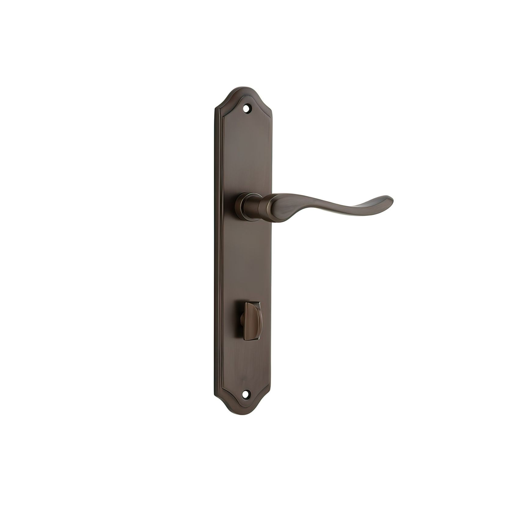 Iver Stirling Lever on Shouldered Backplate Signature Brass gallery detail image