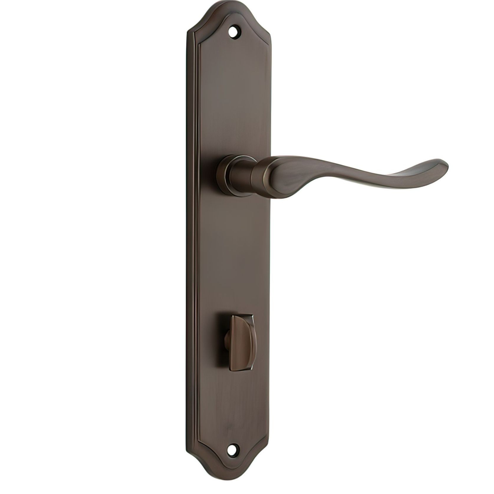 Iver Stirling Lever on Shouldered Backplate Signature Brass gallery detail image