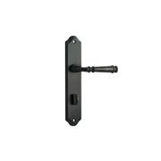 Iver Verona Door Lever on Shouldered Backplate Signature Brass gallery detail image