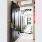 Zanda Zurich Door Handle Lever Set Satin Brass gallery detail image